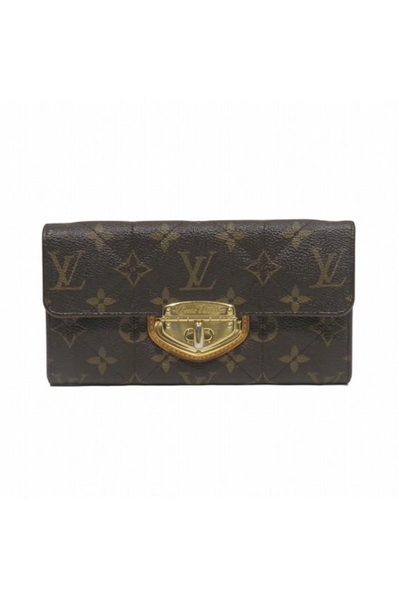 Pre-Owned Louis Vuitton Monogram Portefeuille Sarah Etoile M66556 Long Wallet Bi-fold for Women