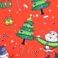 thumbnail image 6 of 2-8T Girls Santa Claus Xmas Costume Dress Christmas Short Sleeve Dress, 6 of 6