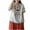 White, variant on DDAPJ pyju Summer Linen Tops for Women Mexican Shirts Short Sleeve Embroidered Peasant Blouses Bohemian Top Sales of the Day Red L