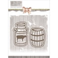 thumbnail image 2 of Find It Trading Precious Marieke Rustic Christmas Die, Milk Churn and Barrel, 2 of 2