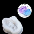 thumbnail image 1 of Pierre Naturelle Druzy Quartz Roche Cluster Résine Époxy Moule Bijoux Faisant des Outils, 1 of 3
