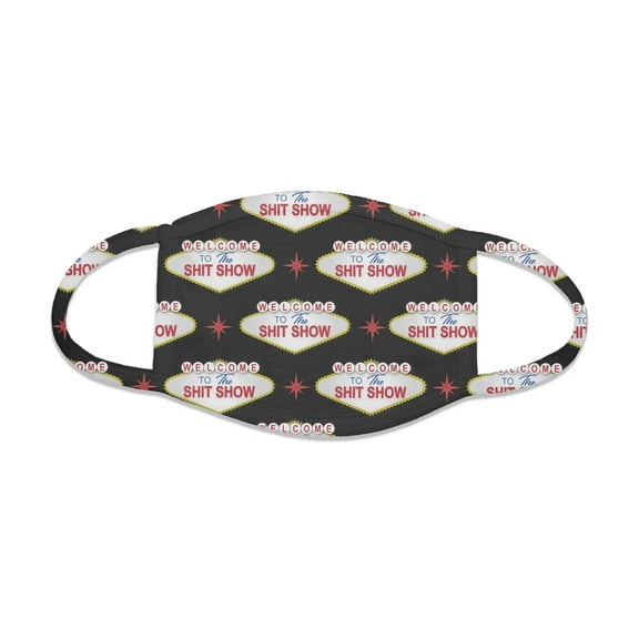 Function - Welcome To The Shitshow Pattern Breathable Reusable Washable Face Cover Mask