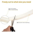 thumbnail image 5 of Door Weather Stripping-3 Rolls, 1/2 Inch Wide X 1/2 Inch Thick Total 20 Feet Long, Adhesive Foam Seal Tape for Window Insulation(6.5ft x 3 Rolls), 5 of 10