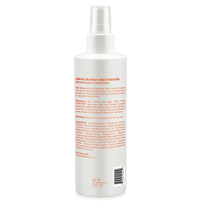 Sunny Isle Knot Free Forever Leave-In Detangler Cream, 8 oz