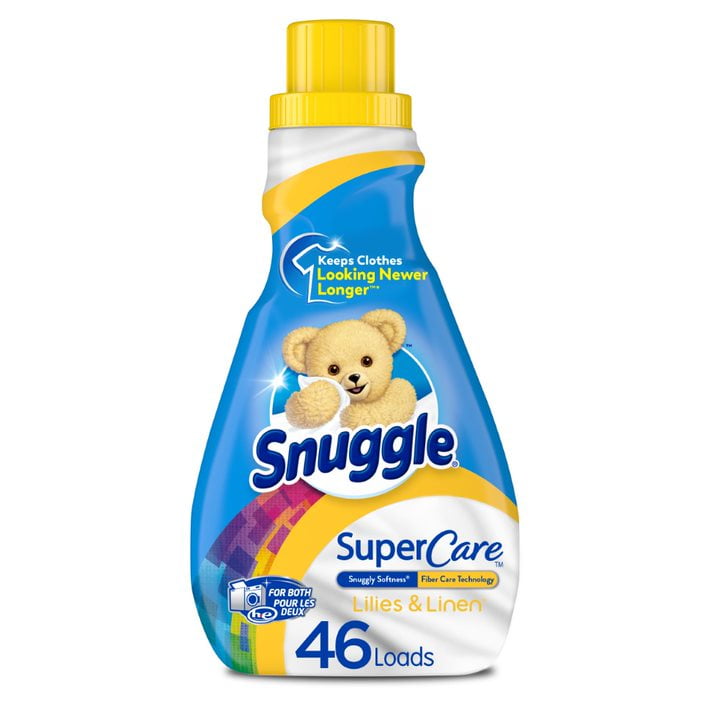 Snuggle SuperCare Liquid Fabric Softener, Lilies and Linen, 48.6 Ounce, 46 Loads