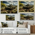 thumbnail image 4 of Designart "Camouflaged Vanguard With Military Tanks I" Military Wall Art Living Room, 4 of 7