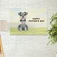 thumbnail image 2 of Cute Schnauzer Loves Dad Happy Father's Day Horizontal Matte Canvas Poster Miniature Schnauzer Dog Lover Wall Art Home Decor - 12008, 2 of 5