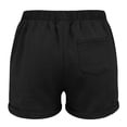 thumbnail image 5 of FASHOFT Boys Linen Shorts Summer Elastic Waist Casual Shorts for Boys with Pockets Black 5-6 Years, 5 of 5