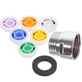 thumbnail image 1 of MasteelfCA 1 Set Shower Flow Reducer Limiter Water Flow Restrictor Water Flow Saver Adapter, 1 of 7