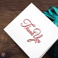 thumbnail image 3 of Business Thank You Cards, Nice Elegant Red Embossed, Half Fold White Blank Greetings, Gift & Presents | Holiday, Baby & Bridal Shower, Wedding, Graduation, | Set of 25 Cards & 25 Envelopes, 3 of 10