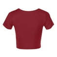 thumbnail image 5 of Kureaily Womens Summer Short Sleeve Cute Crop Tops Casual Basic Crewneck Slim Fit T Shirts Tees T-Shirts for Women, 5 of 5