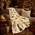 thumbnail image 3 of Beachside Dachshund Summer Vacation, Playful Pet Portrait Pattern, Warm Flannel Blanket for Living Room and Bedroom, Dog Lovers Just Because Gift, Pet Lover Home Decor, 3 of 9