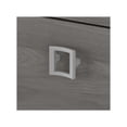 thumbnail image 5 of Bush Business Furniture Echo Credenza Desk with Hutch and Mobile File Cabinet Pure White/Modern Gray, 5 of 7