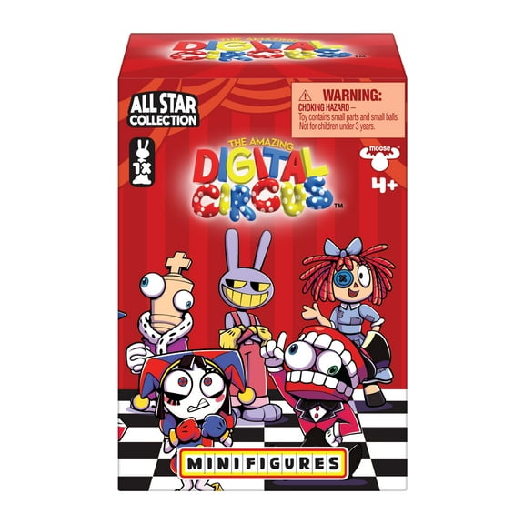 Amazing Digital Circus 2" Mini Figures All Star Collection, 10 to Collect, Styles Vary, Ages 4 
