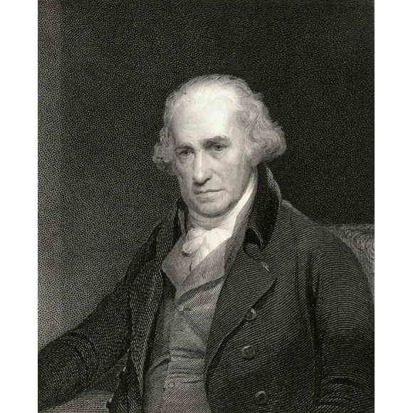 James Watt, 1736-1819. Scottish Inventor And Mechanical Engineer. From The Book _Gallery Of Portraits Published London 1833. Poster Print (13 x 16)