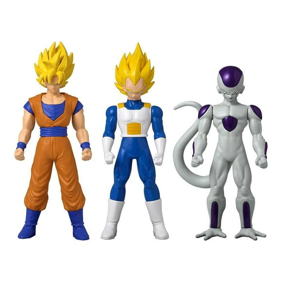 3 Pack Figuras Bandai Dragon Ball 4 Pulgadas Colección de Personajes Exclusivos