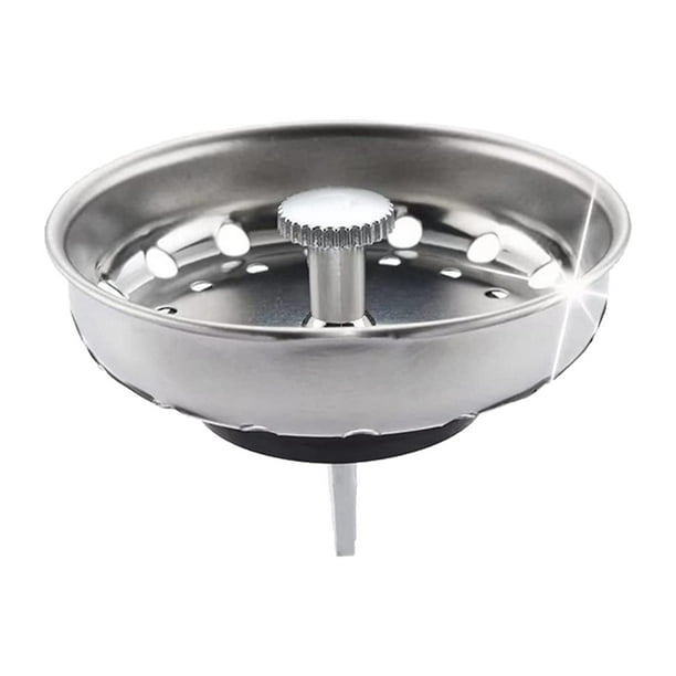 Kitchen Sink Plug Stopper Stainless Steel Strainer Waste Plug Rustproof Sink Basket Strainer for
