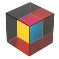 thumbnail image 1 of Cubo de color, cubo de color óptico de 6 colores, cubo de vidrio óptico, funcionalidad versátil, 1 of 12
