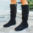 thumbnail image 5 of Wowcloth Mid-Calf Boots for Women – Flat Comfortable Winter Casual Slip-On with Classic Retro Design & Versatile Styling for Everyday Footwear, 5 of 9