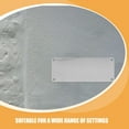 thumbnail image 4 of 10 placas rectangulares de acero inoxidable en blanco para grabar, con 4 agujeros, ideales para personalizar placas de identificación, letreros metálicos para puertas de oficina., 4 of 8