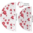 thumbnail image 3 of FMSHPON Valentine's Day Balloon Hearts Xmas Christmas Tree Skirt Stand Mat for Holiday Party Decoration Indoor Outdoor 48 inches, 3 of 6