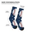 thumbnail image 3 of Unisex America Baseball Novelty Ankle Socks Colorful ComfortSoft Lightweight Sports Athletic Socks, 3 of 7