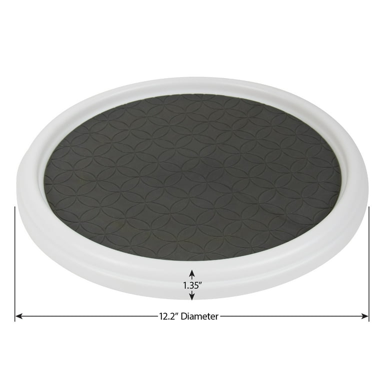 Mainstays Nonskid 12in Diameter Plastic Turntable for Kitchen