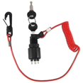 thumbnail image 2 of Ignition Switch Key Safety Lanyard Lock Assembly for OMC BRP 1996 Up Johnson Evinrude 5005801 for Evinrude for Johnson-YuJia, 2 of 5