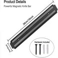 thumbnail image 2 of DEELLEEO Magnetic Knife Strips  15 inch Multipurpose Magnetic Knife Holder  Knife Bar  Knife Rack  Knife Strip  Kitchen Utensil Holder  Tool Holder  Magnetic Tool Organizer, 2 of 7
