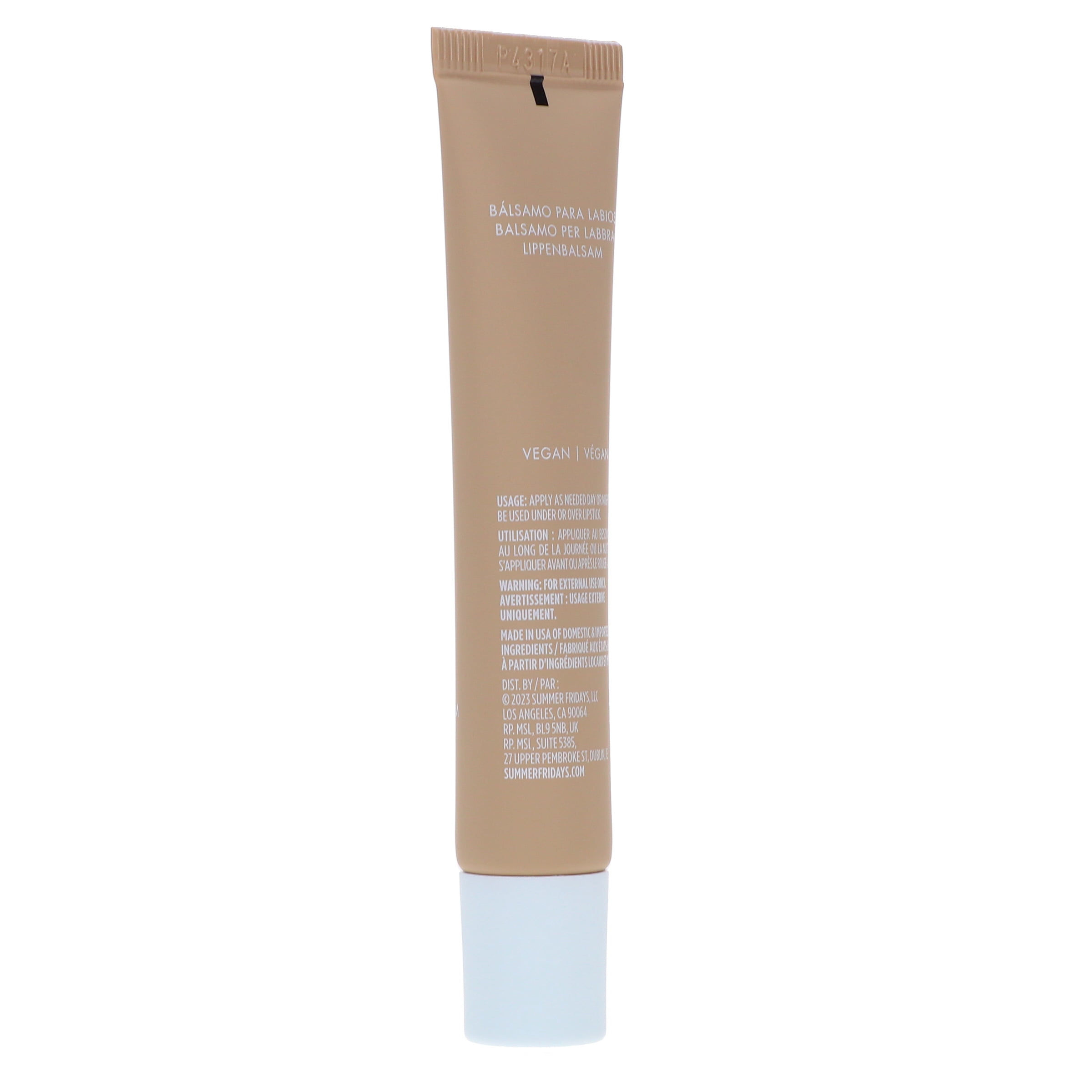 Summer Fridays Lip Butter Balm Vanilla 0.5 oz