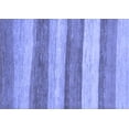 thumbnail image 1 of Ahgly Company Indoor Rectangle Abstract Blue Modern Area Rugs, 2' x 4', 1 of 4