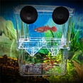 thumbnail image 4 of HCTSHG Aquarium Fish Breeding Isolation Box with Suction Cups - Transparent Acclimation Tank for Baby Clownfish, Guppies, Fry & Tropical Fish, 4 of 9