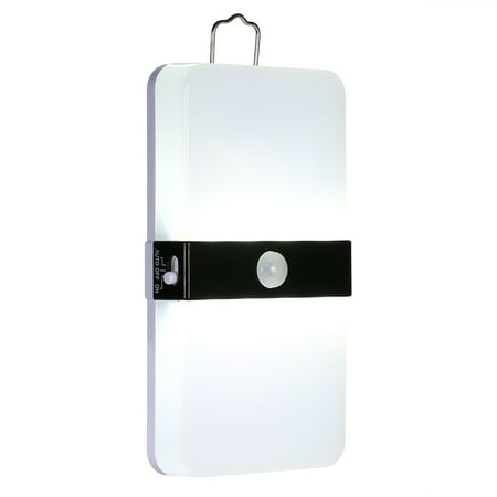 

Battery Operated Motion Sensor Night Cordless Hanging Magnetic Stick-On Auto White Night Lamp for Room Kitchen Hallway Basement Closet Stairs
