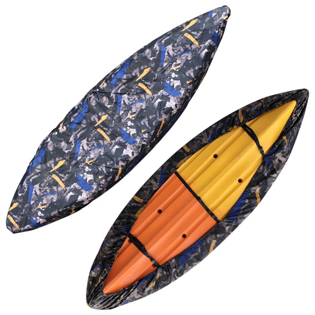 Lixada Housse Universelle pour Kayak, Canot et Bateau avec Sac de Rangement, Housse Imperméable et Antipoussière, Housse de Rangement, Housse Protectrice
