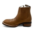 thumbnail image 2 of The Western Shops Men's Genuine Leather, Square Toe, Short Ankle, Cowboy Boot, 2 of 7
