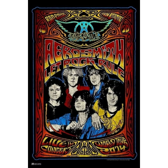 2014 AEROSMITH CONCERT POSTER WALL ART PRINT ES 11 x 17 Inch Poster