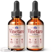 2 Pack Vinetaro Drops   Daily Liquid Formula with a Clean, Natural Blend to Support Natural Flow, Balanced Levels & Healthy Circulation | Convenient for Consistent Use 60 Servings