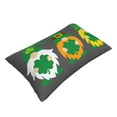 thumbnail image 3 of Balery Spring St Patrick’s Day Irish Gnomes Pillow Covers,Bed Pilowcases,Reversible Plush Throw Pillow Covers End Pillow Encasement,Pillow Case - 14"X20", 3 of 9