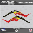thumbnail image 3 of Kalair GFX Graphics Kit for Yamaha ATV RAPTOR 350 (All Years) Fracture Series, 3 of 5