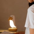 thumbnail image 3 of Luz de noche de pájaro perfecl para niños Lámpara de escritorio con atenuación continua Rosado, 3 of 5