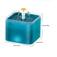 thumbnail image 4 of Smart Pet Water Fountain, Submersible LED Flow, 5L Large Capacity, Silent Motor, Stainless Steel Bowl, for Cats Dogs, Home Office Travel, Pet Hydration Station, Automatic Flow, Durable Akmoler, 4 of 7