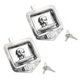 thumbnail image 1 of 1/2Pcs Stainless Steel RV Yacht Door Lock Accessories T-toolbox Lock For Caravan Truck RV Accessories Camper Trailer ,Safe Reliable, 1 of 7