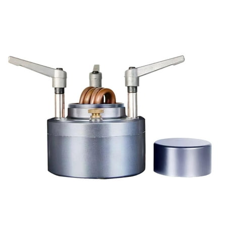 Wswqop Alcohol Stoves Tea Boiling Camp Stoves Compact Lightweight Stable Alcohol Stoves silver