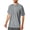 Gray, variant on Men's Short Sleeve UPF 50+ T-Shirt Quick Dry Rash Guard Athletic Running Swim Top Tee Performance Water Shirts Mint Green