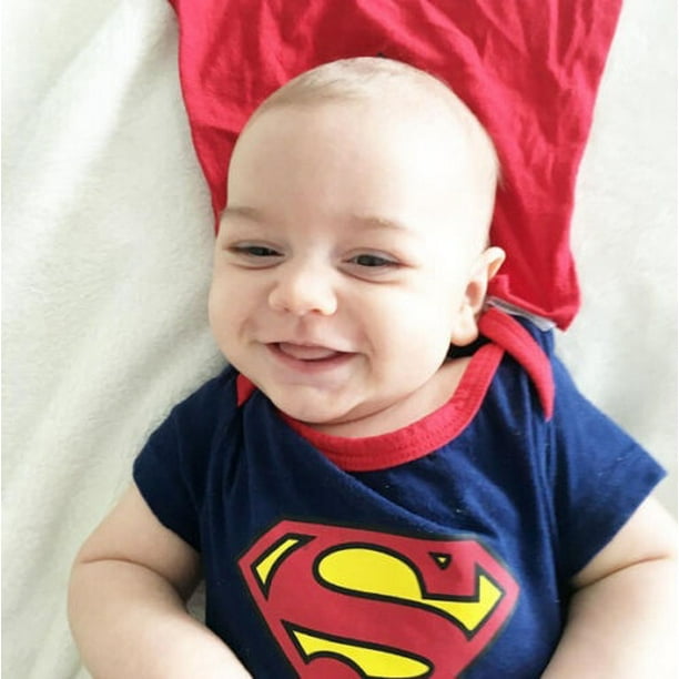 Nouveau-né bébé Superman body barboteuse infantile garçons