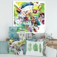 thumbnail image 3 of Designart 'Wildflowers and Vibrant Wild Spring Leaves X' Modern Framed Art Print, 3 of 4