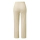 thumbnail image 4 of Pantalones elásticos de pierna recta para mujer - Cintura con cordón de algodón - Casual de cintura alta - Terciopelo dorado - Tallas S-XXL - Todas las estaciones, 4 of 5