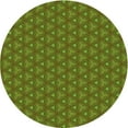 thumbnail image 1 of Ahgly Company Machine Washable Indoor Round Transitional Antique Bronze Green Area Rugs, 7' Round, 1 of 7