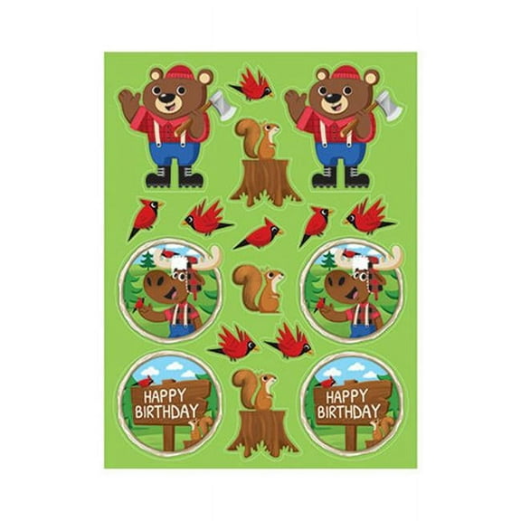 Lum-Bear-Jack Stickers, 4-Pack