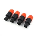 thumbnail image 2 of Audio 4PCS NL4FC Male Plug Speaker Audio Cable Cord Adapter Male Plug Connector Orange, 2 of 3